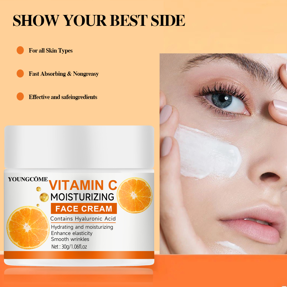 Vitamin C Serum - Crema hidratante con vitamina C, reparación