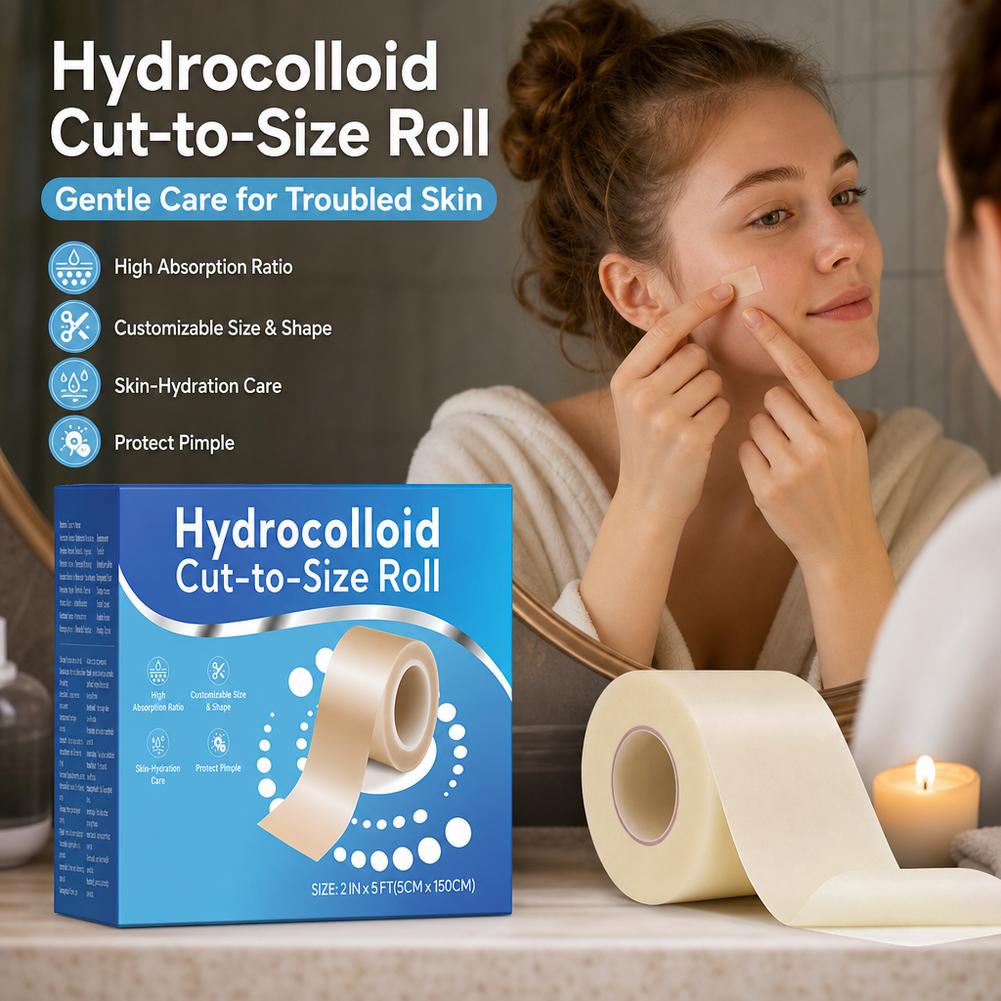 Face Moisturizer - Rollo de Parches Hidrocoloides para Acné