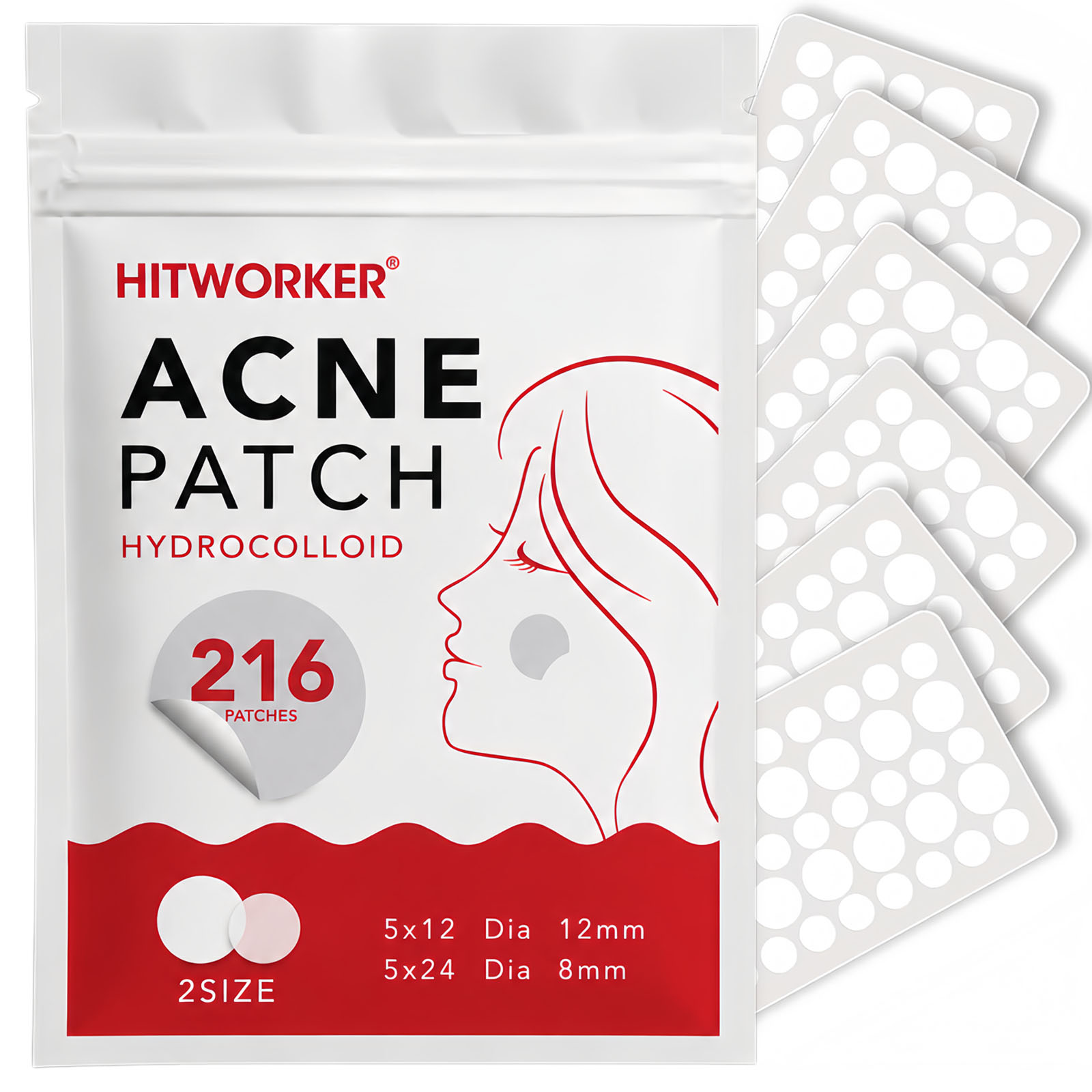 Night Cream - 216 Parches Hidrocoloides para Granos, 2