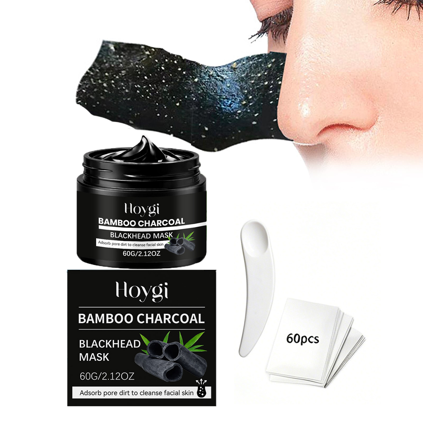 Skincare China - Mascarilla de carbón de bambú para