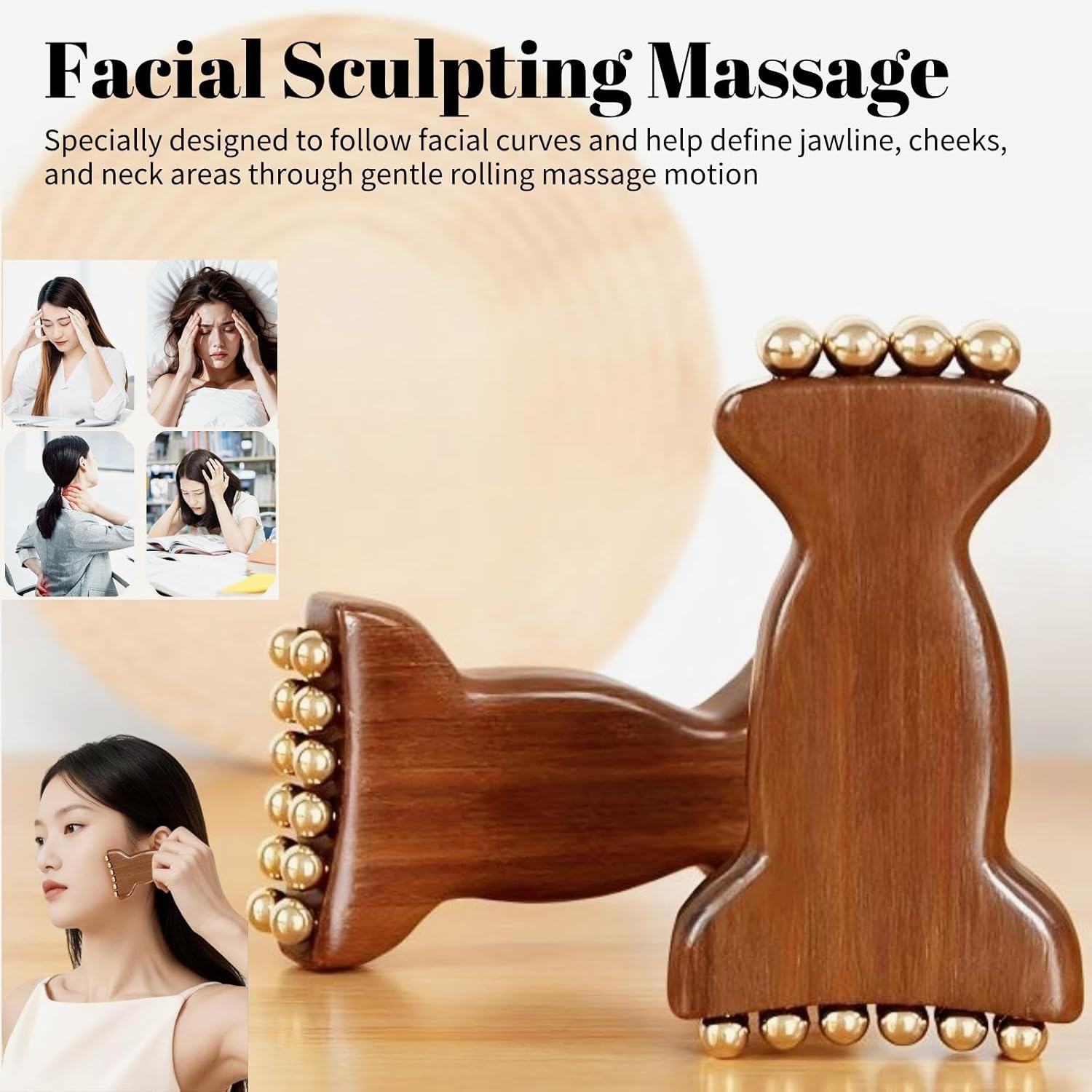 Rodillo Facial de Latón para C - Skincare Glowing reseña y precio