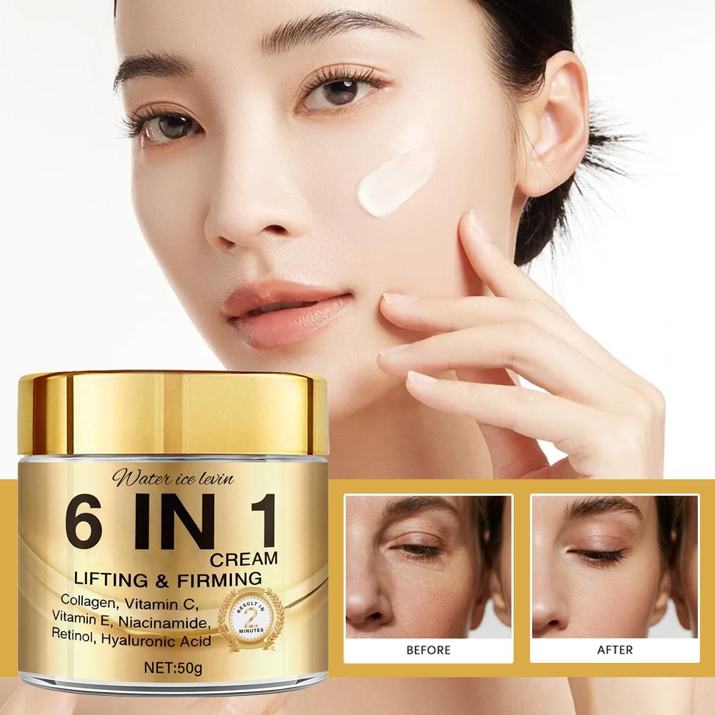 Crema facial de colágeno 6 en  - Vitamin C Serum reseña y precio
