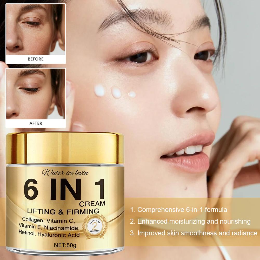 Crema facial de colágeno 6 en  - Vitamin C Serum reseña y precio