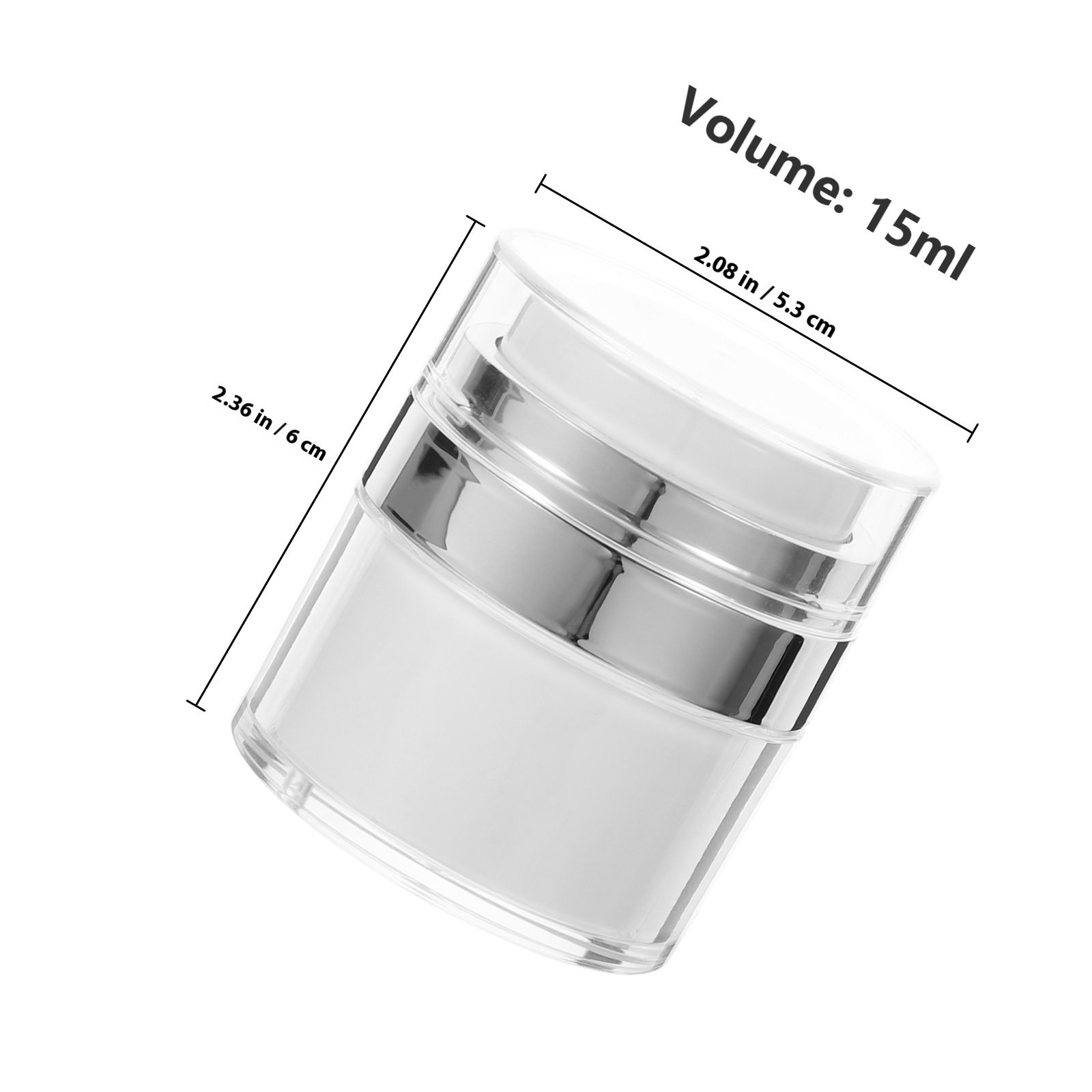 2 tarros vacíos de 15 ml, pequ - Body Lotion reseña y precio
