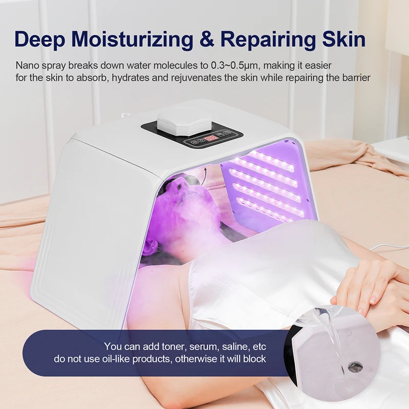 7 colores LED Photon Beauty Ma - Face Mask Skincare reseña y precio