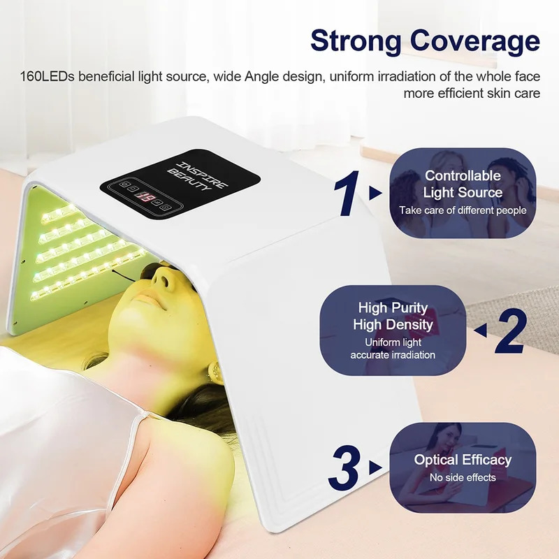 7 colores LED Photon Beauty Ma - Face Mask Skincare reseña y precio