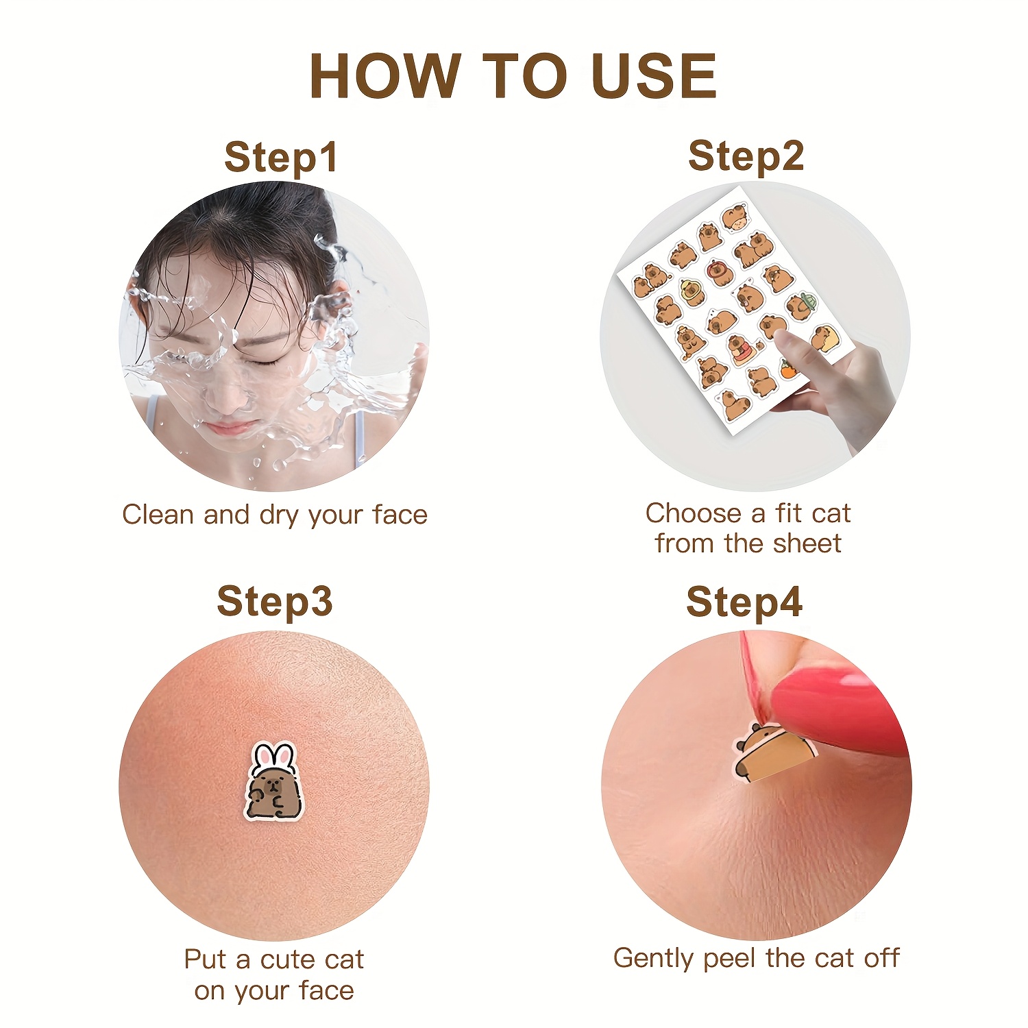 Parches para granos con forma  - Face Oil reseña y precio