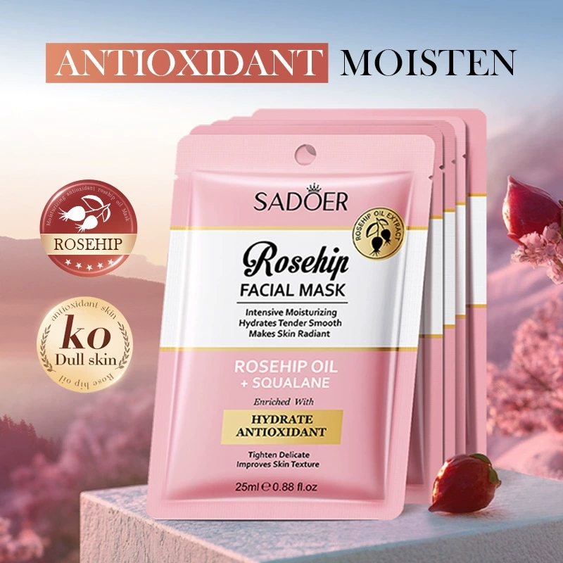 5/10 Uds SADOER mascarilla Fac - Face Oil Rosehip reseña y precio