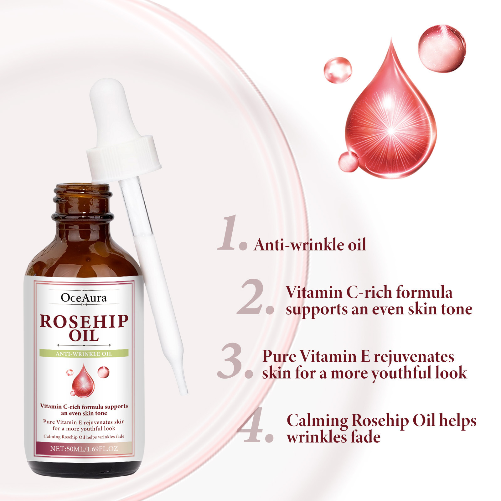 Suero Facial con Aceite de Ros - Face Oil Rosehip reseña y precio