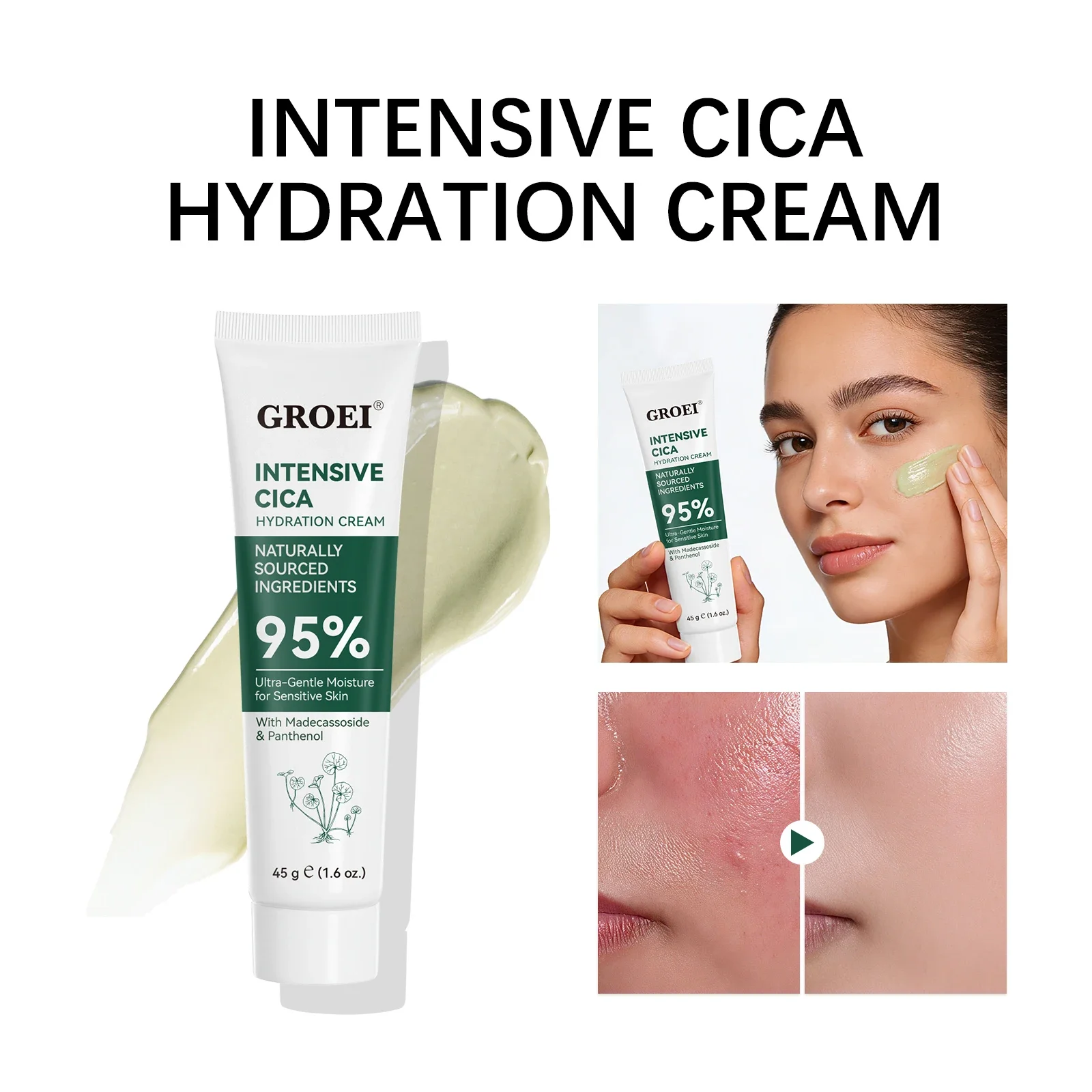 Crema Hidratante GROEI Snow Gr - Skincare Glowing reseña y precio