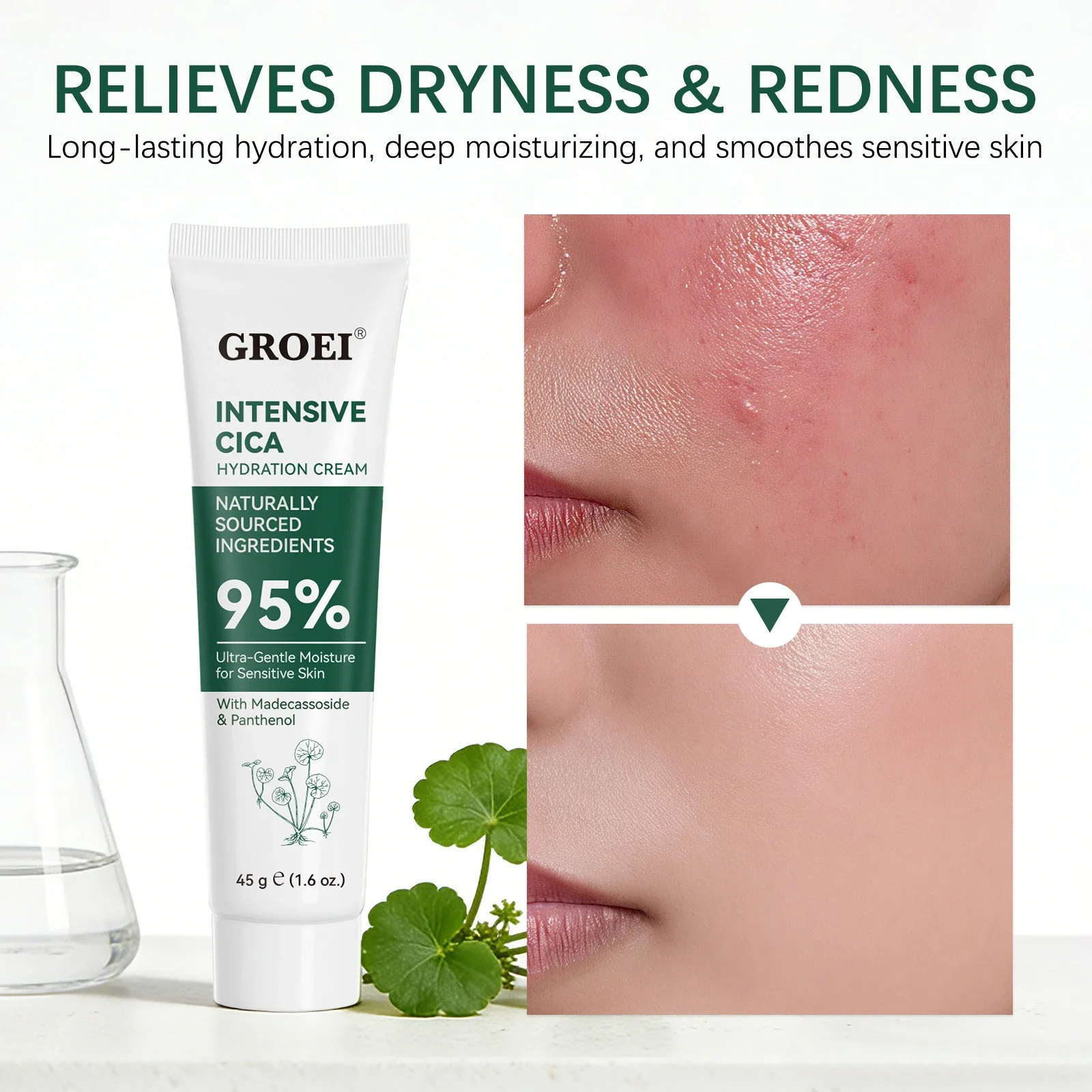 Crema Hidratante GROEI Snow Gr - Skincare Glowing reseña y precio