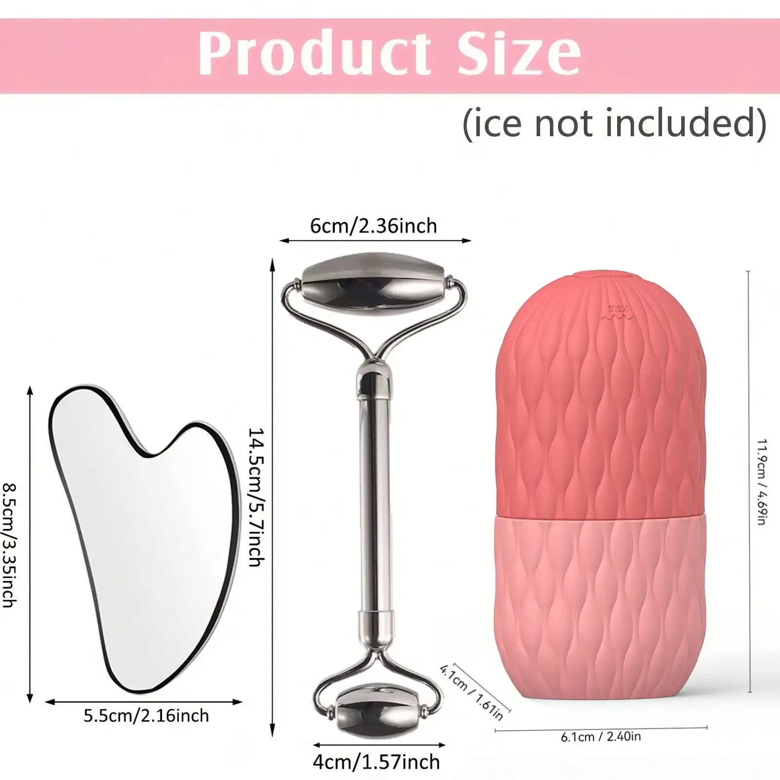 Rodillo de Hielo y Set de Gua  - Skincare Glowing reseña y precio