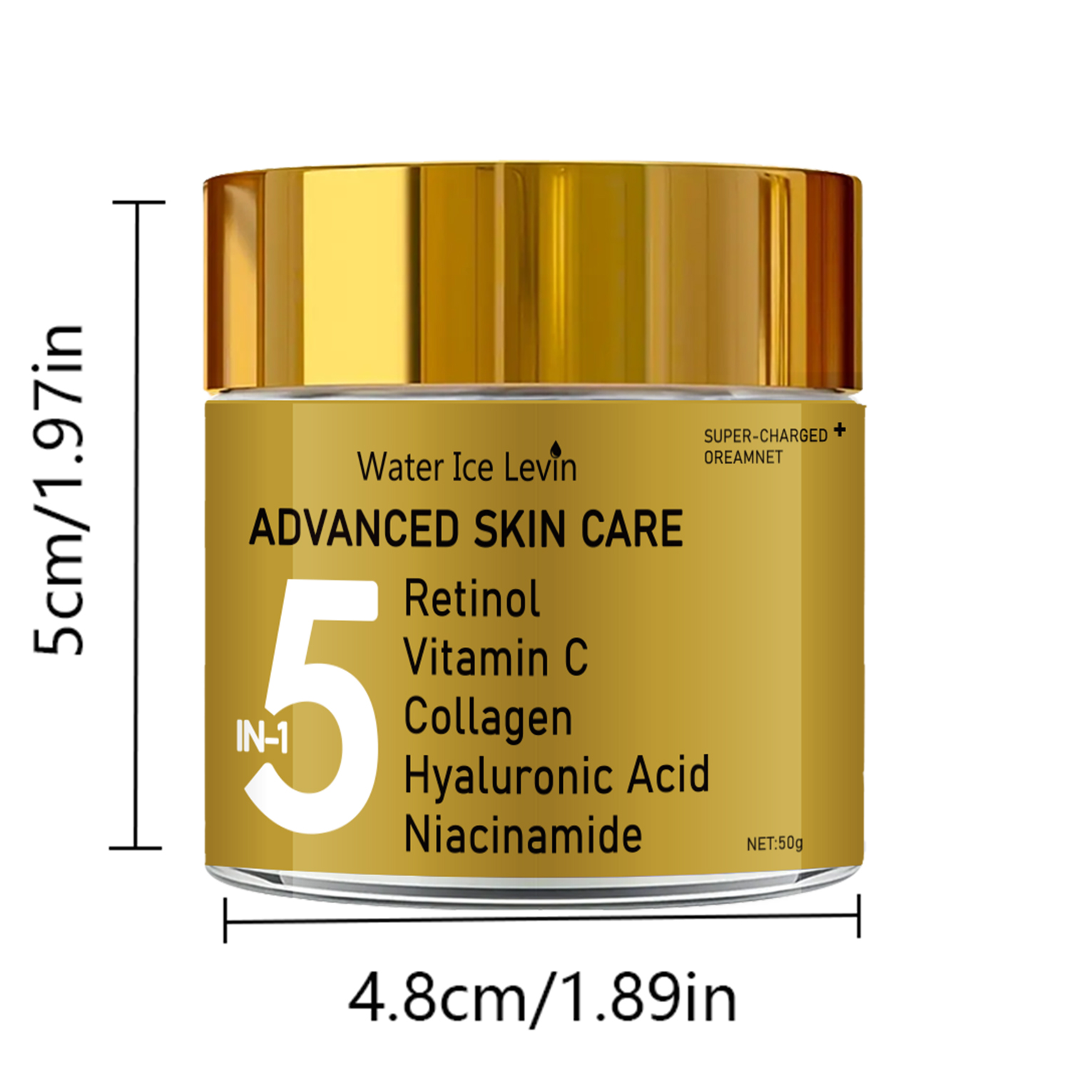 Crema Hidratante Facial 5 en 1 - Vitamin C Serum reseña y precio