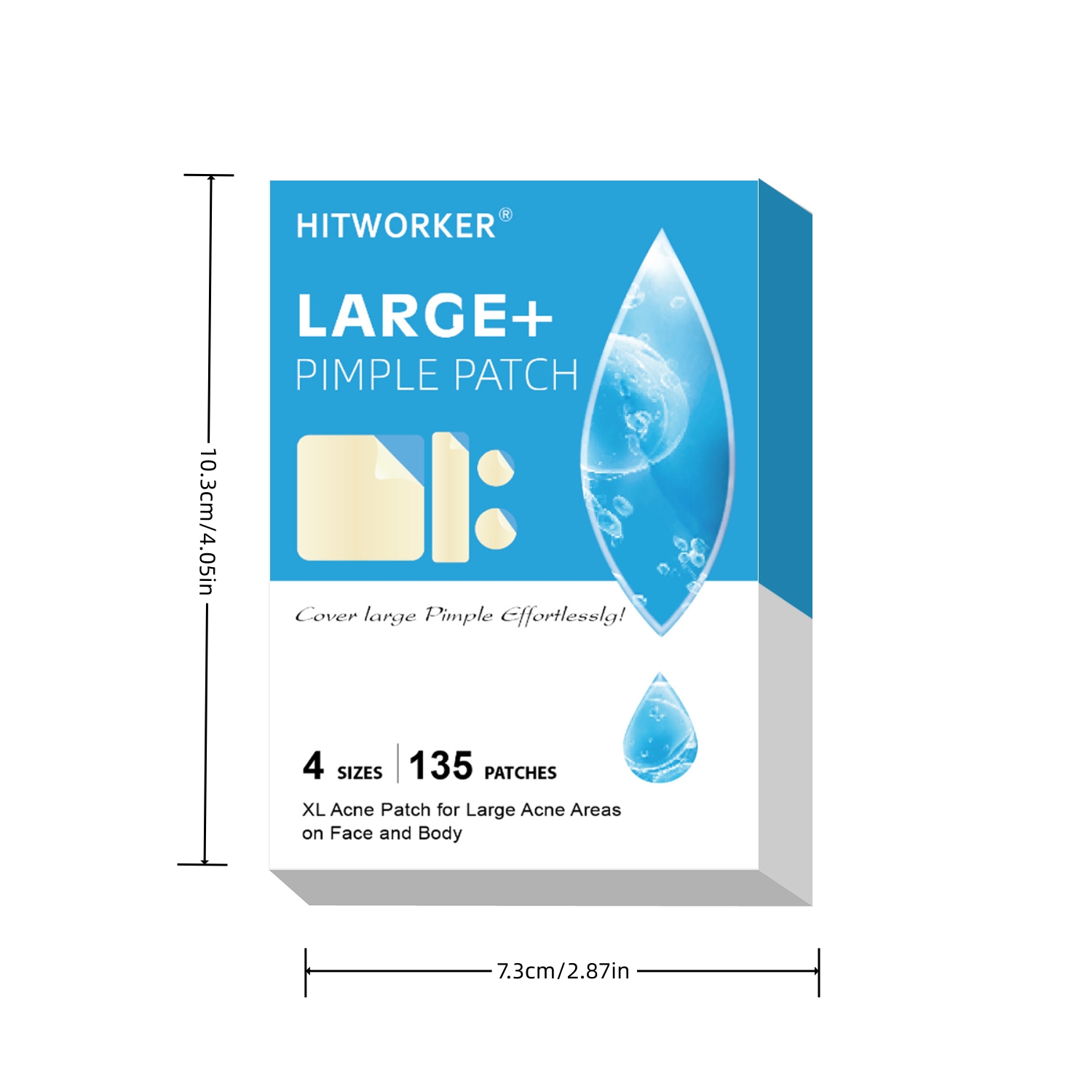 135 parches hidrocoloides para - Skincare China reseña y precio